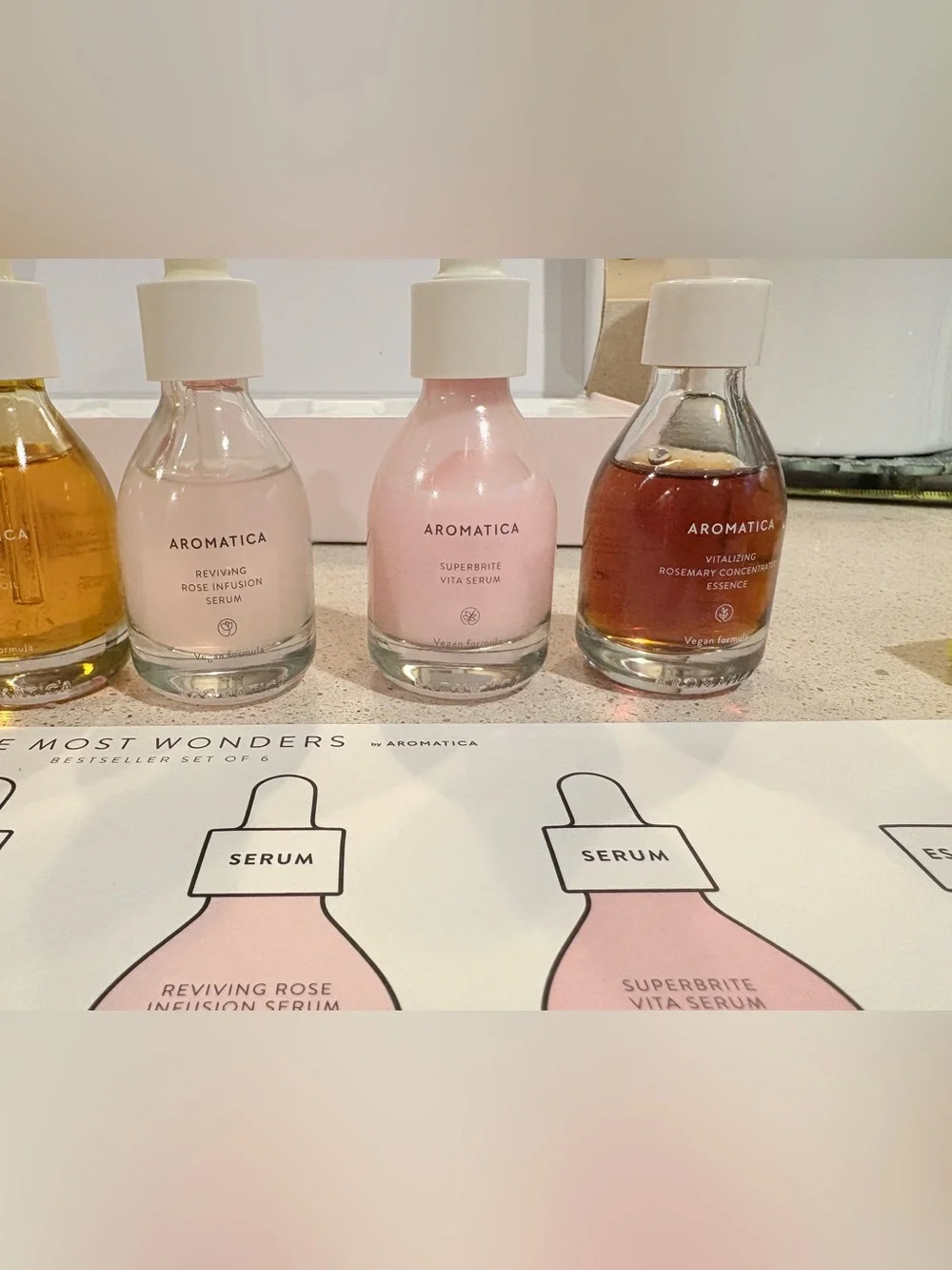 Aromatics The Most Wonders Facial Oil Set - Pink & Assorted